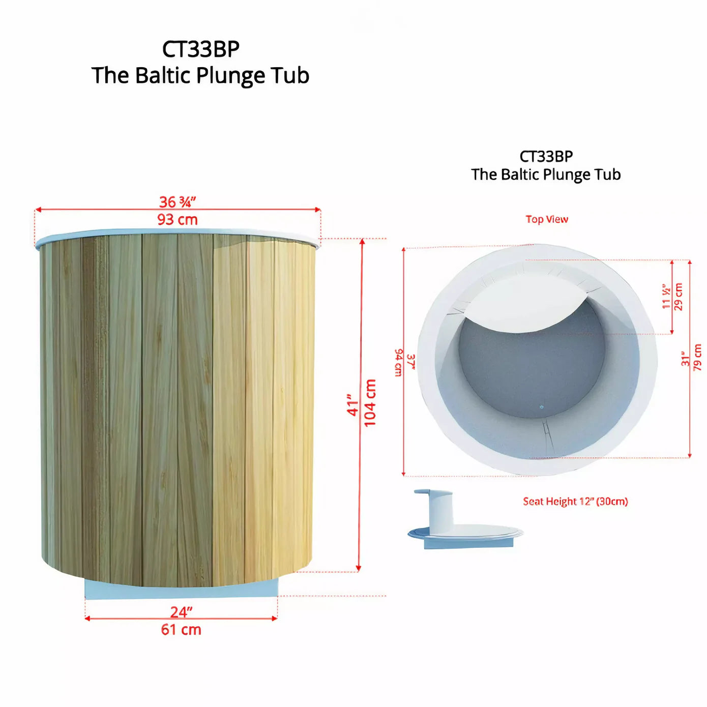 Dundalk Leisurecraft The Baltic Plunge Tub