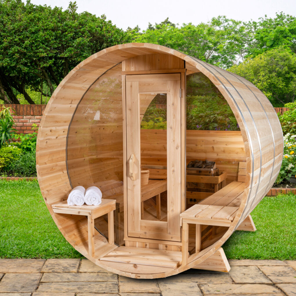 The Serenity Barrel Sauna - 6 Person