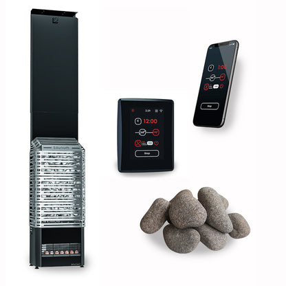 Saunum Air 10, 9.6kW Sauna Heater Package