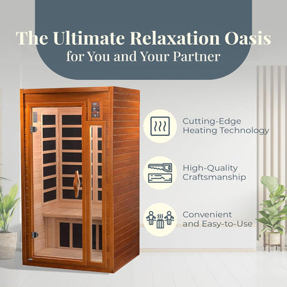 Dynamic Barcelona 1 person Low EMF FAR Infrared Sauna