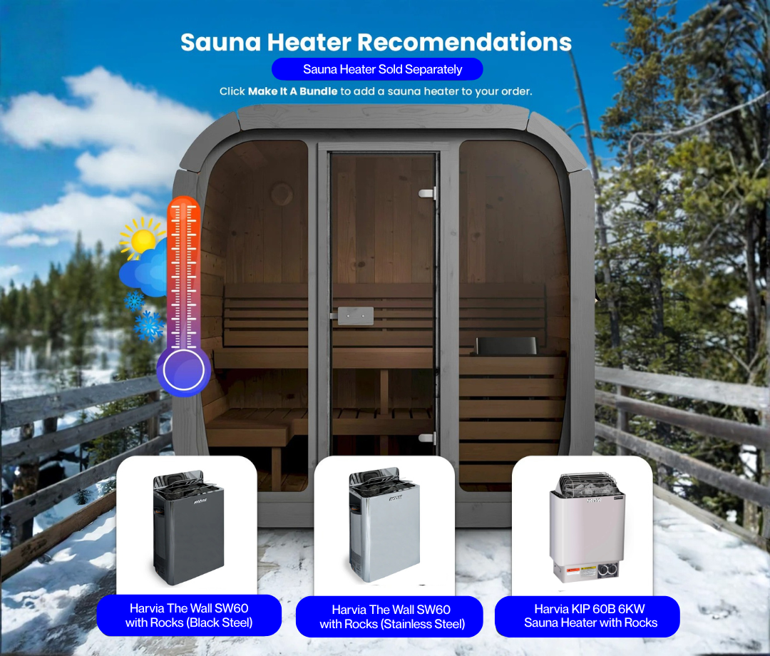 Saunalife 4-Person Luxury Cube Sauna