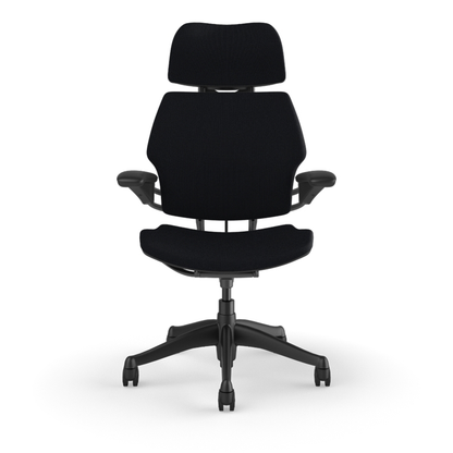 Humanscale Freedom Chair – Quick Ship Edition (Black with Headrest)