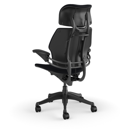 Humanscale Freedom Chair – Quick Ship Edition (Black with Headrest)