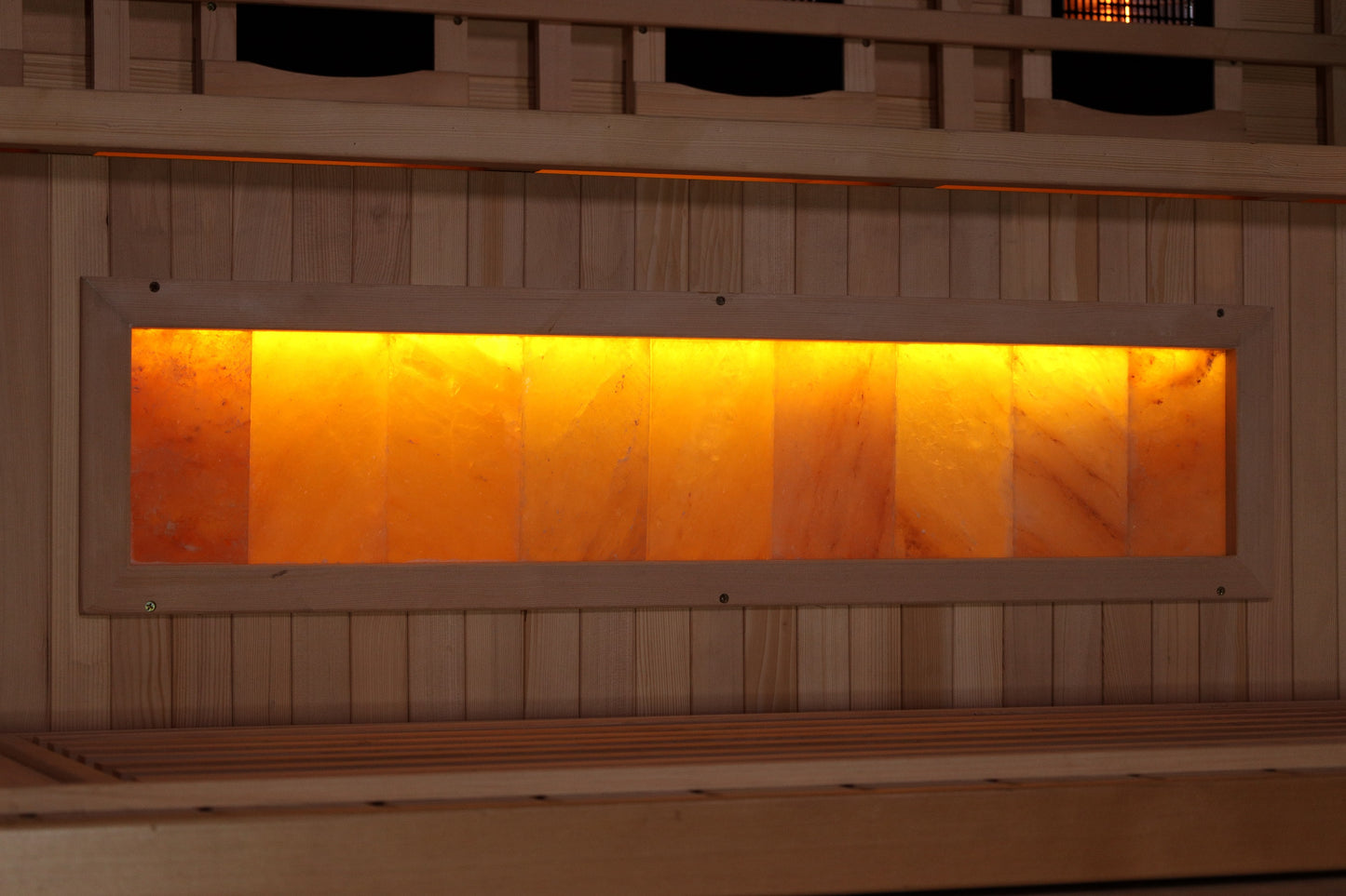 Full Spectrum PureTech™ 2-Person Near Zero EMF FAR Infrared Sauna with Red Light Therapy & Himalayan Salt Bar