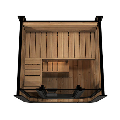 Saunalife 2-Person Luxury Cube Sauna
