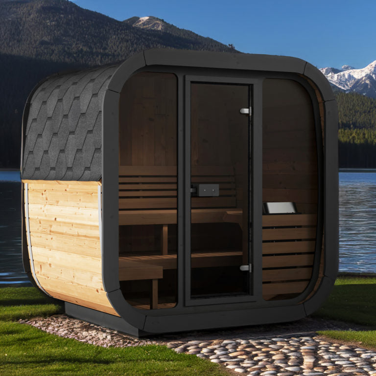 Saunalife 4-Person Luxury Cube Sauna