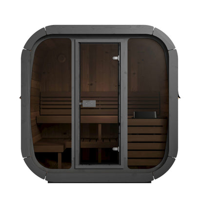 Saunalife 4-Person Luxury Cube Sauna