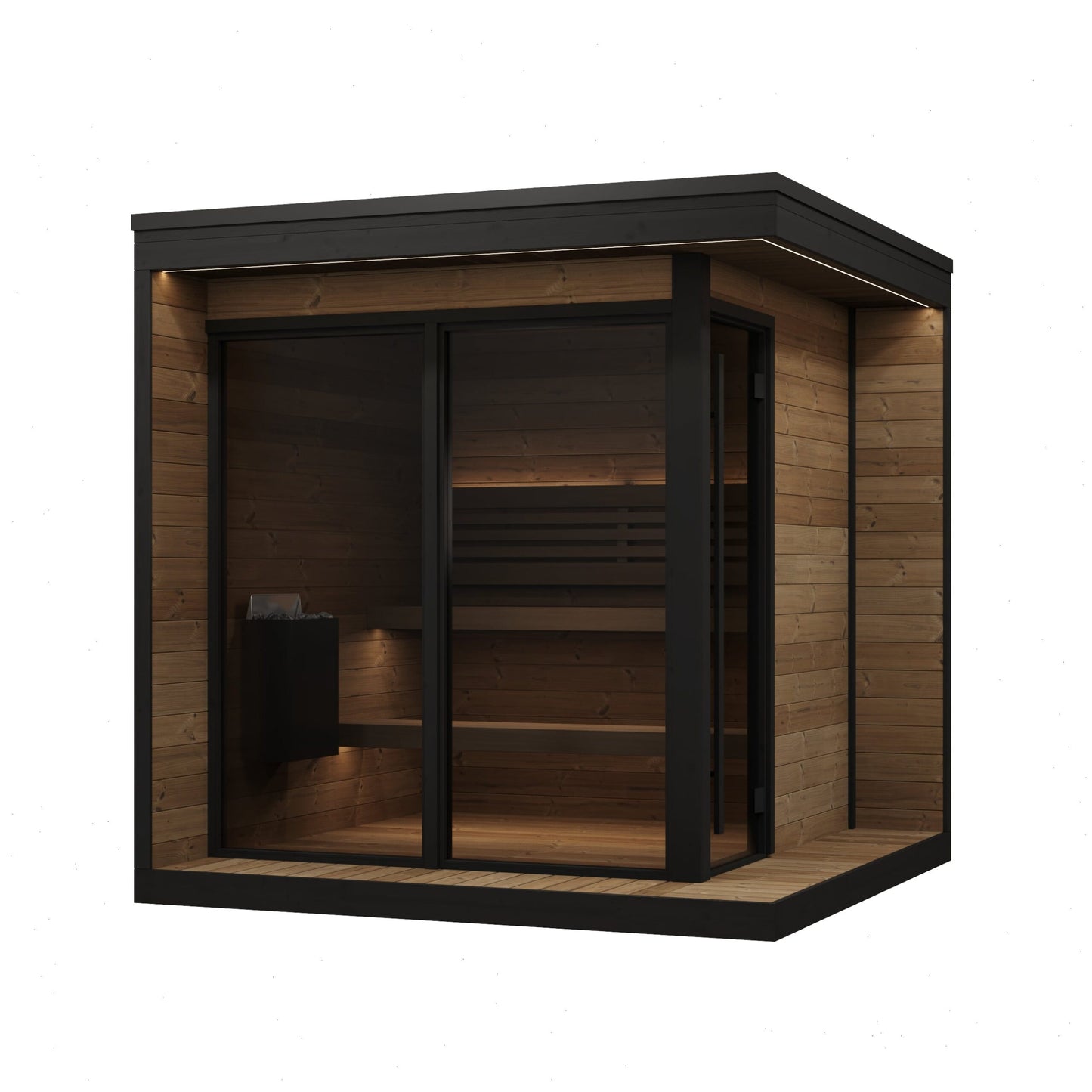Saunalife 6-Person Outdoor Luxury Sauna – Garden Series GL6 Model