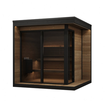 Saunalife 6-Person Outdoor Luxury Sauna – Garden Series GL6 Model