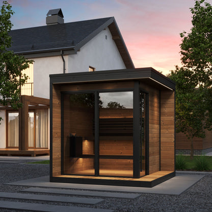 Saunalife 6-Person Outdoor Luxury Sauna – Garden Series GL6 Model