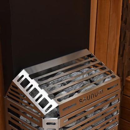 Saunum Air 10, 9.6kW Sauna Heater Package