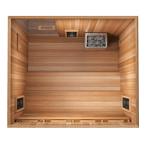 Finnmark - FD-5: 4 Person Infrared & Steam Sauna - Trinity XL Combo