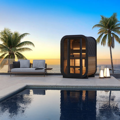 Saunalife 2-Person Luxury Cube Sauna