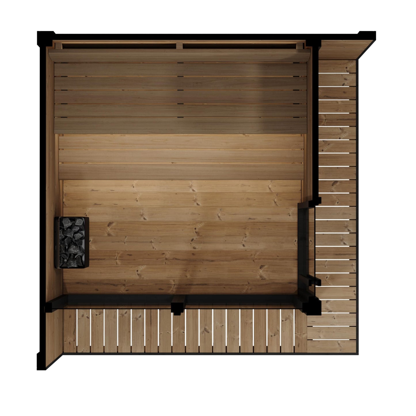 Saunalife 6-Person Outdoor Luxury Sauna – Garden Series GL6 Model