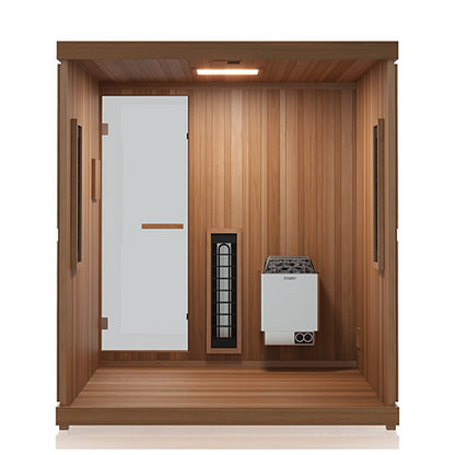 Finnmark - FD-5: 4 Person Infrared & Steam Sauna - Trinity XL Combo